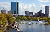 Skyline of Boston's Back Bay neighborhood