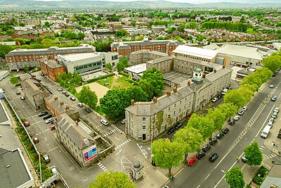 Aerial view of Griffith College Dublin campus