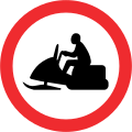 No snowmobiles