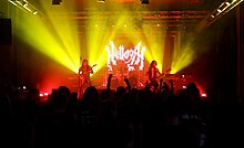 Hellcrash during a live show