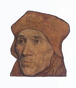 John Fisher, Bishop of Rochester, after Hans Holbein the Younger, England, c.1570s.[Gallery note 4]