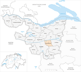 Karte von Felben-Wellhausen