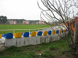 Het Kolos stadion in Kovalivka