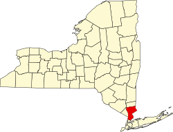 Westchester County'nin New York'taki konumu