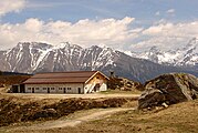 Stallungsgebäude des Senntums auf der Belalp