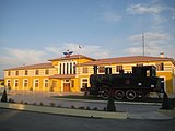 5. KW Der Bahnhof (Sivas Garı) der zentralanatolischen Stadt Sivas, Türkei.