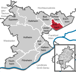 Sulzbach (Taunus) – Mappa