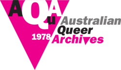 Australian Queer Archives Logo (Lin Tobias, 2020)