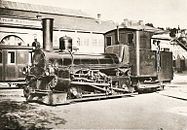 Die von Adolf Klose konstruierte HG 2/3 der Appenzeller Straßenbahn (ASt) war die erste Vierzylinder-Verbund­zahn­radlokomotive der Welt. (1889)