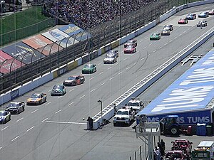 Back Stretch of Martinsville Speedway