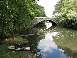 A view of the Blackstone River in the Blackstone Valley of Massachusetts