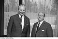 Alexander Menne (rechts) mit Kanzler Kiesinger (1967)
