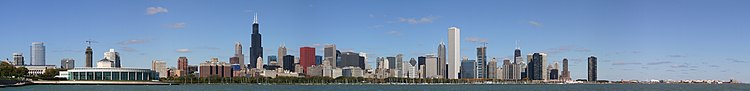 Chicago Skyline from Adler Planetarium