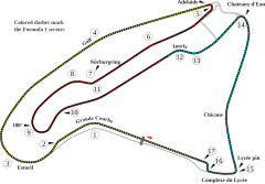 Tracciato di Circuito di Nevers Magny-Cours