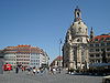 Blick über den Neumarkt zur Frauenkirche