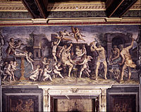 Το σιδηρουργείο του Ηφαίστου, Φλωρεντία, Palazzo Vecchio, Sala degli Elementi