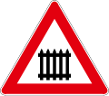 A34 Railway crossing with ramps ahead