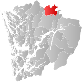 Vossestrand within Hordaland