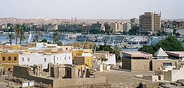 Asvan'dan Nil nehrinin görünüşü