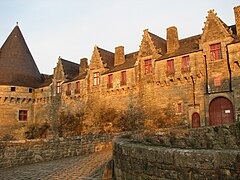 Château de Pontivy, ab 1604 Hauptsitz der Herzöge von Rohan