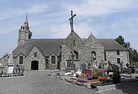 The church of Saint-Gilles, in Saint-Gilles-les-Bois