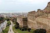 Eastern city wall of Thessalonica