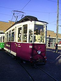 Historischer Triebwagen 158