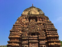 Baitala deula, a 9th-century Hindu temple typical Khakara temple dedicated to Goddess Chamunda, Bhubaneswar, Odisha.