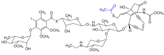 Strukturformel von Calicheamicin theta 1