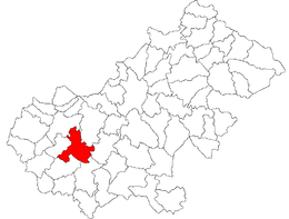 Căuaș – Mappa