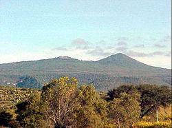 A községben található Cerro de San Miguel látképe