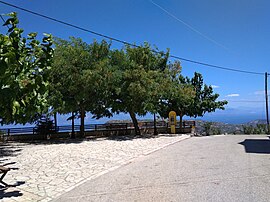 The small square in the centre of the village