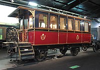 Salonwagen No 6 im Eisenbahnmuseum Mülhausen aus dem Hofzug der Compagnie du chemin de fer de Paris à Orléans