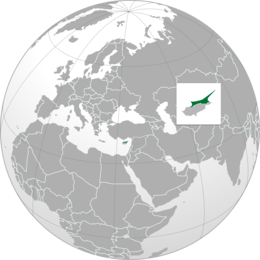 Repubblica Turca di Cipro del Nord - Localizzazione