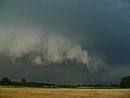 Rolwolk boven Neerlinter