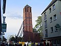 De scheve toren van Keulen in 2004