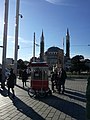 Taksim Camii, inşaat halinde
