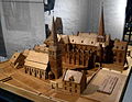 Maquette met parochie- en stiftkerk