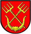 gekreuzte Aalstecher mit Büffelhorn (Stemshorn DE)