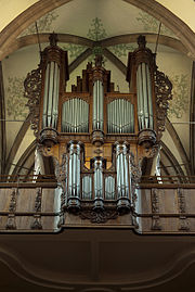 1746 fertiggestellte Orgel in der Abteikirche in Marmoutier
