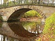 Augustenbrücke nach Laubfall