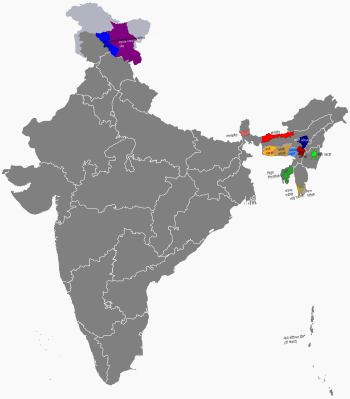 नक्शे के स्वायत्त डिवीजनों