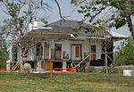 Beauvoir, showing damage from Hurricane Katrina.