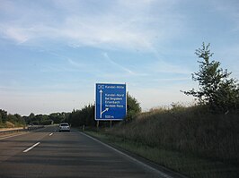 A65 ter hoogte van Kandel-Nord