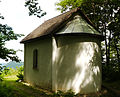 Rückansicht der Buschelkapelle in der Burgruine Berneck