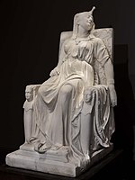 Skulptur „Tod der Kleopatra“ von Edmonia Lewis