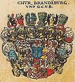 Wappen des Kurfürsten Friedrich Wilhelm I. von Brandenburg vor 1648