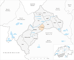 Charrat – Mappa