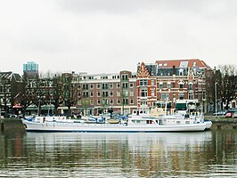 Twee kofschepen in het Boerengat in Rotterdam