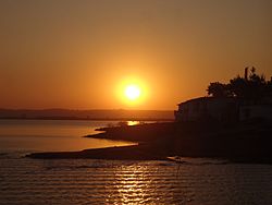 Sunset at Bargi Resort, Bargi